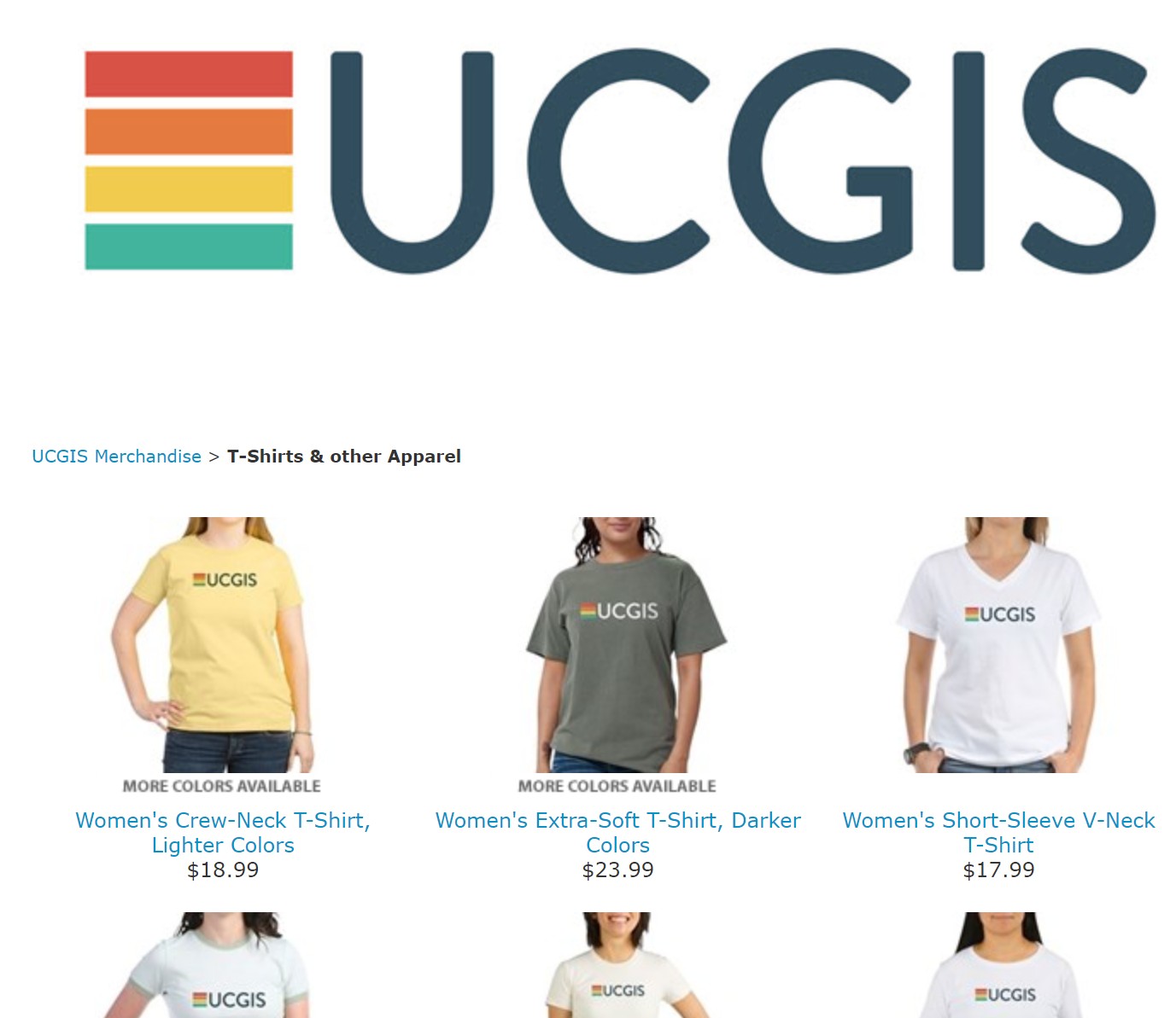 UCGIS Cafe Press Store